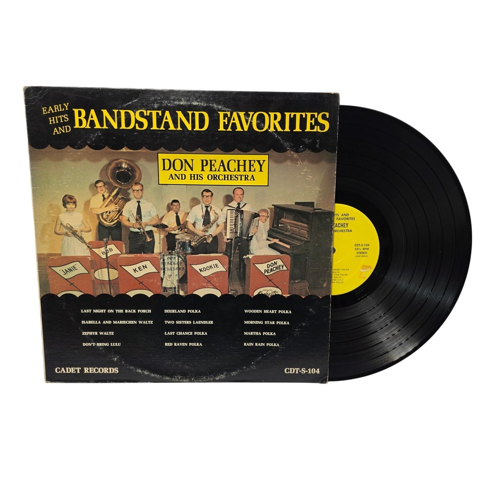 Don Peachey Orchestra Early Hits & Bandstand Favorites Vinyl LP CDT-S-104 Polka*